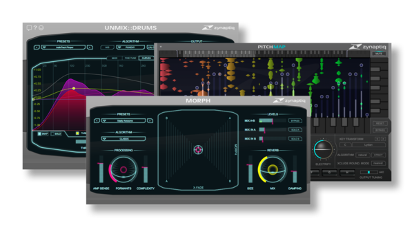 Zynaptiq Remix Bundle (Morph 2, Pitchmap,  Unmix Drums)